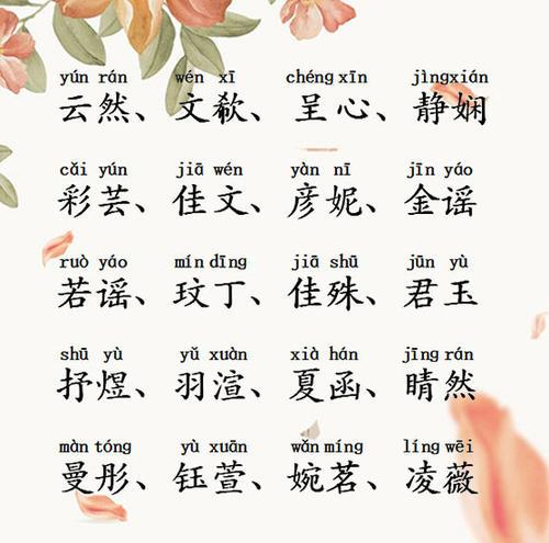 7月出生饶姓女宝宝名字