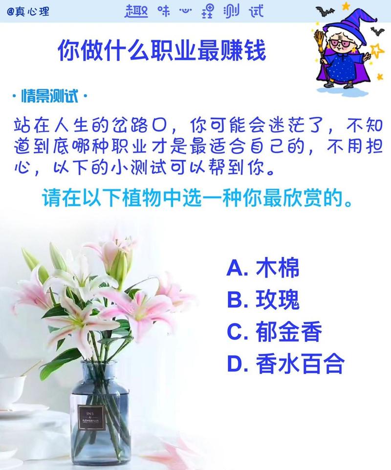 测测你从事什么职业能发财