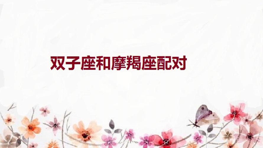 双子座和摩羯座配吗