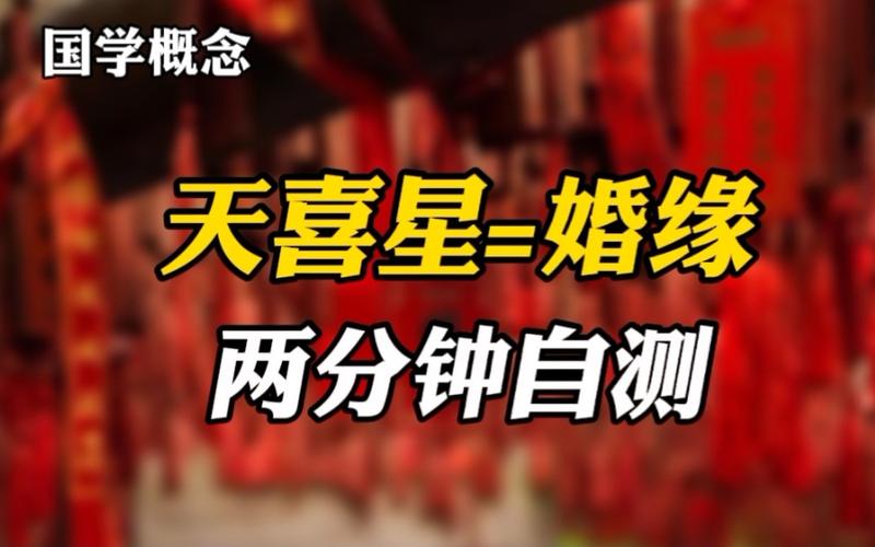 夫妻宫有天喜是什么意思