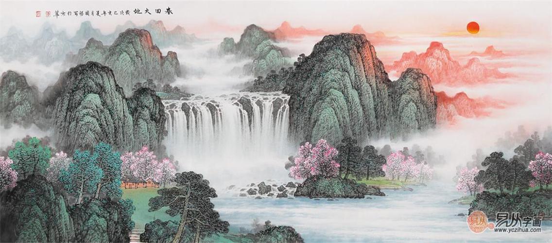 最适合家庭客厅挂的山水画