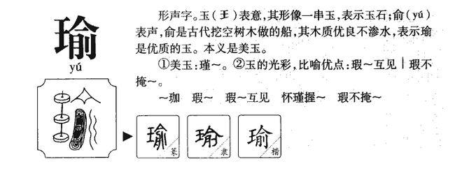 女孩起名字瑜繁什么意思