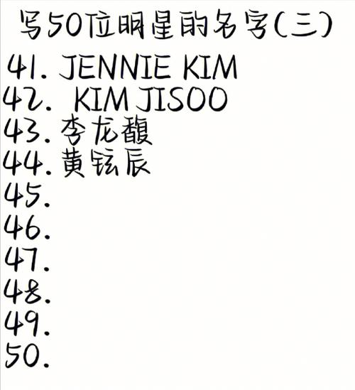 明星们都有哪些好听的名字