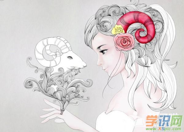 天顶星座是白羊得女生
