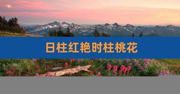 日柱时柱都有红艳