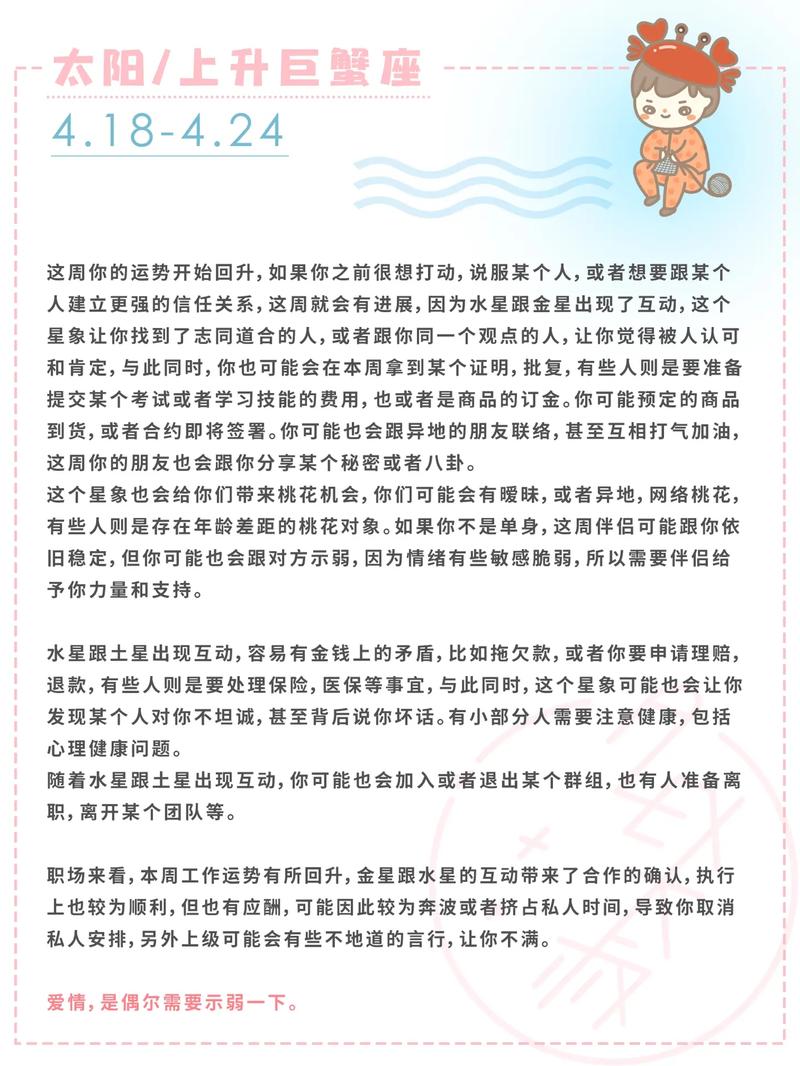 Alex 双子座一周运势4.12-4.18