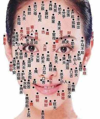 痣相算命 痣相揭露女人富贵命
