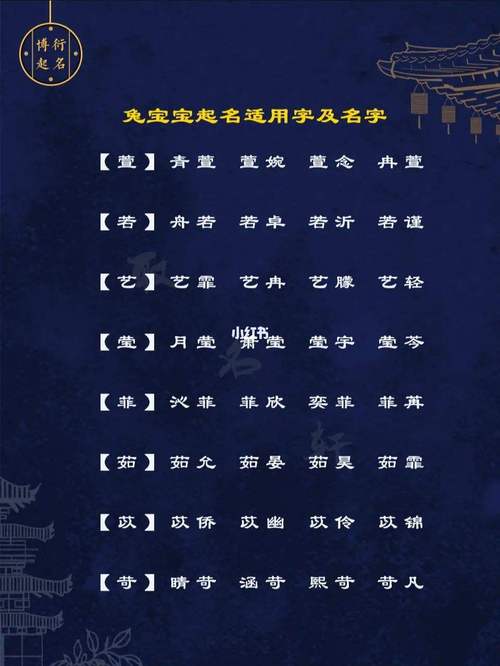 属兔的男孩取什么名字好
