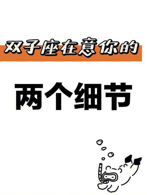 双子座男生喜欢你的细节