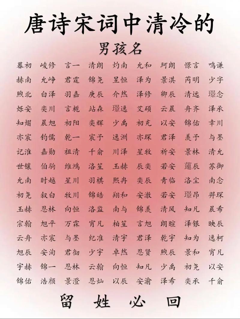 娄旺什么好写男孩名字