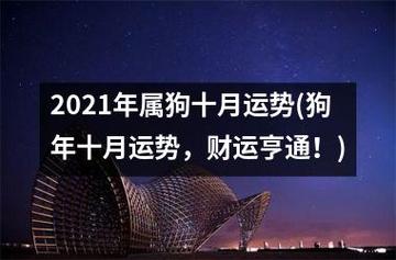 2021年属狗的人财运在什么方向