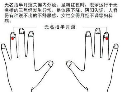 手相解谜:手指甲半月痕代表什么