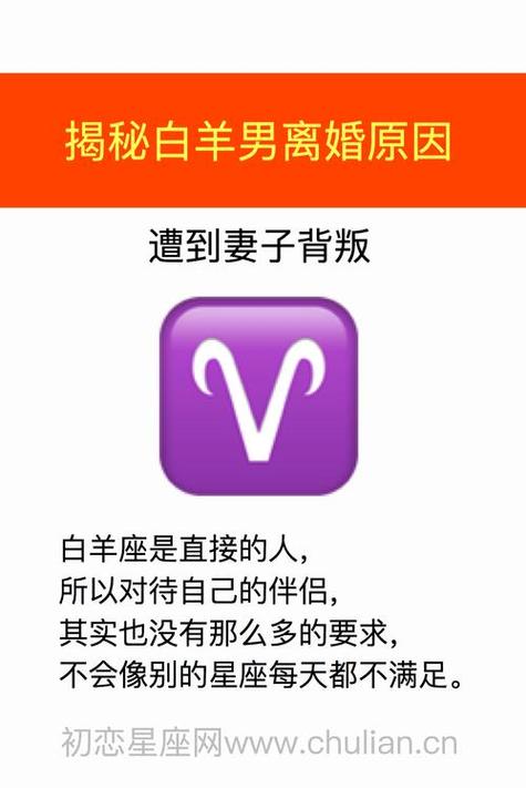 白羊座男不想离婚表现
