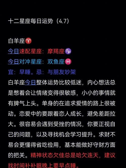 4月7日生日书,4月7日是什么星座