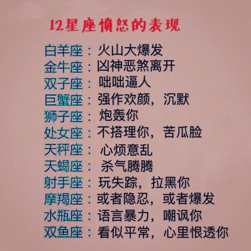 哪些星座女结婚之后容易暴怒