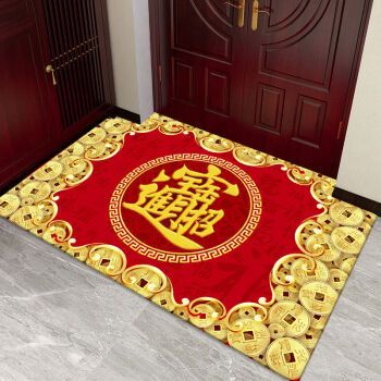 入户门地垫什么图案最旺财