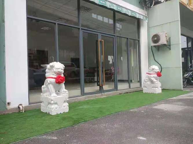厂房门口可以放石狮吗?化煞保安全