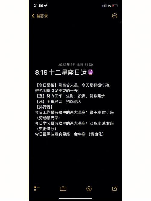 狂月天时 十二星座每日运势7月19日