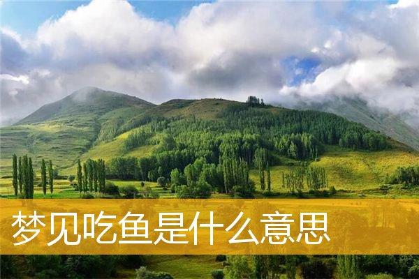 周公解梦梦见吃鱼是什么意思