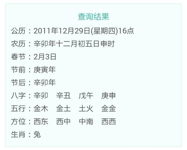 2011年出生是什么命
