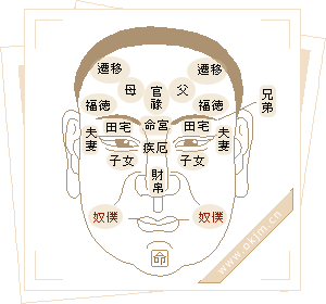 五官看面相算命图解什么叫奴仆宫