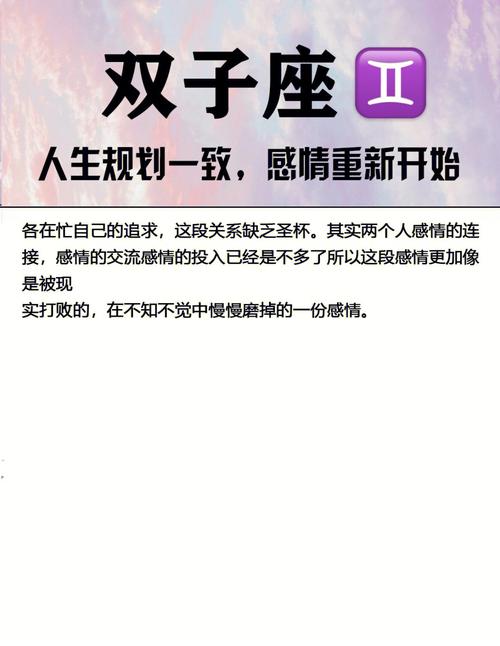 双子座人生阶段划分的关键词