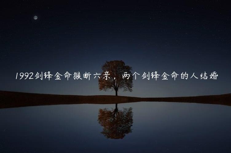 1992剑锋金命猴断六亲