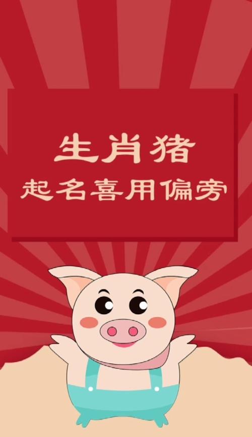 属猪的开店起名旺财的字
