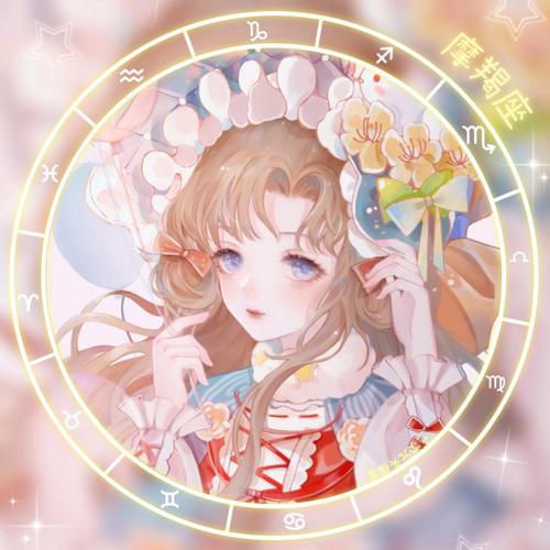 十二星座动漫古风少女