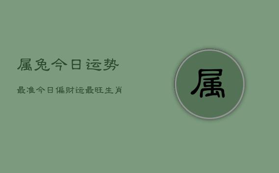 属兔人在2020年中哪个月的财运最旺?