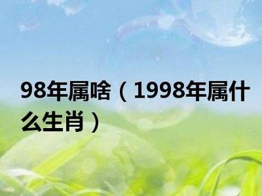 98年属啥 98年属什么今年多大