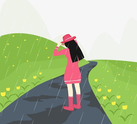 梦见下雨天走在路上