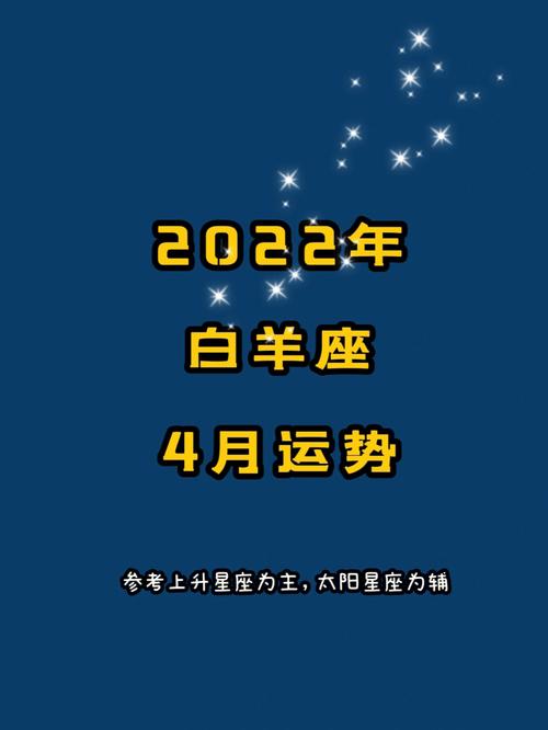 2022年白羊座星座运势每月