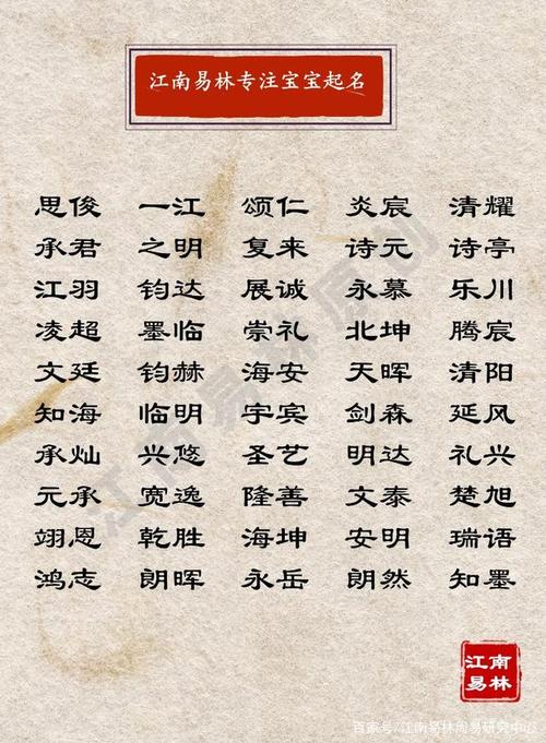 带玉字的男孩名字大全