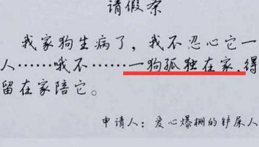 双子座奇葩请假借口