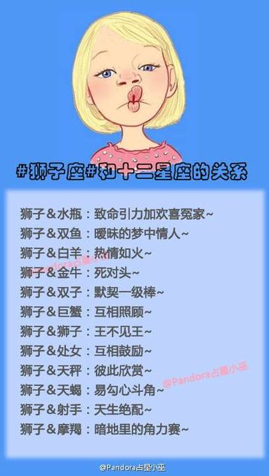 最让狮子兴奋的三个星座
