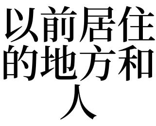 梦见多年前居住的地方和人