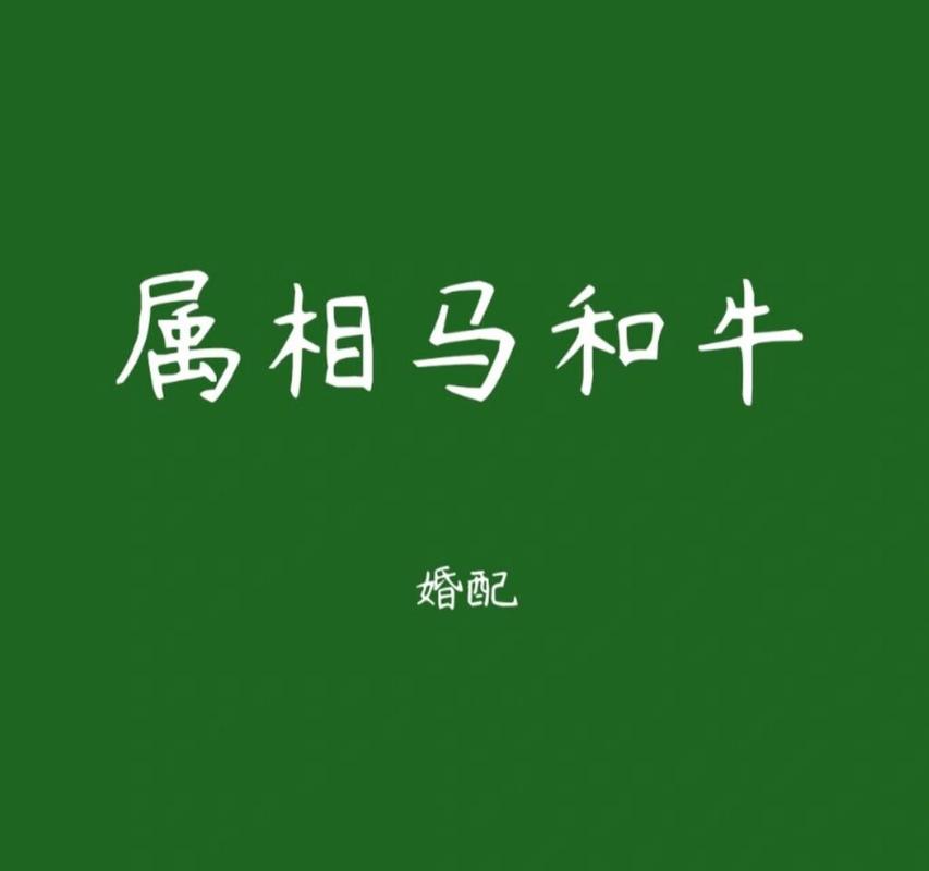 属牛和属马的缘分深吗