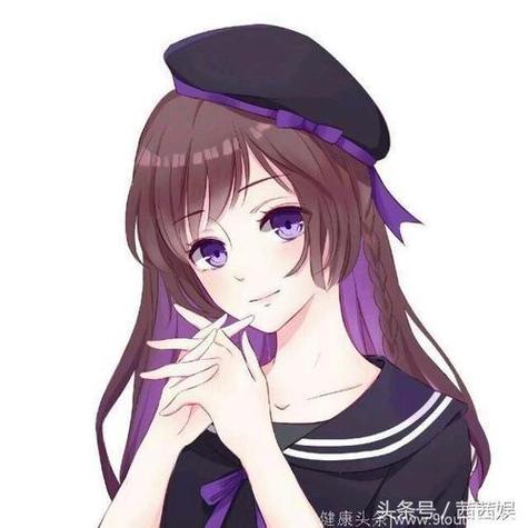 天蝎座卡通动漫女生头像