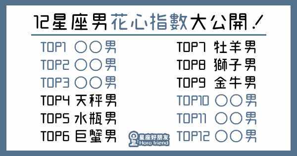 巨蟹座男生花心指数