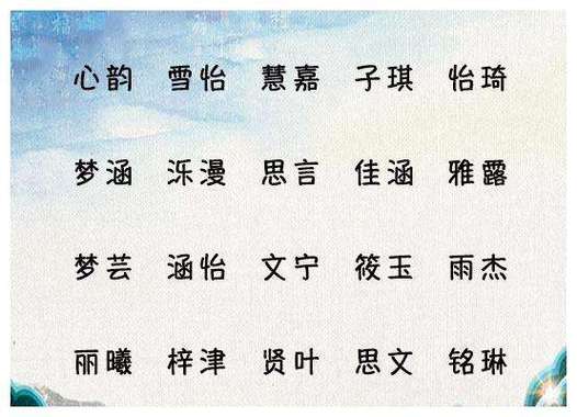 鼠年苏姓女孩大气响亮的名字