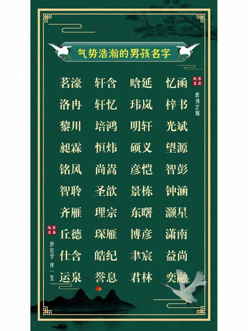 武字辈起名男孩名字大全
