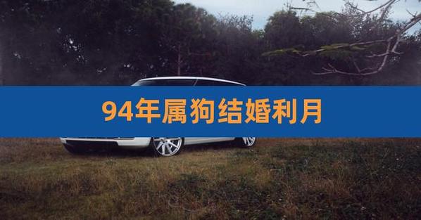 94年属狗结婚利月