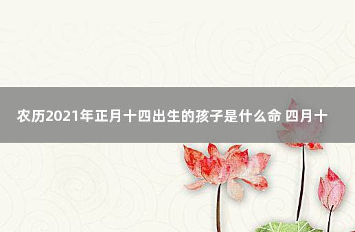 农历2021年正月十四出生的孩子是什么命,五行属什么