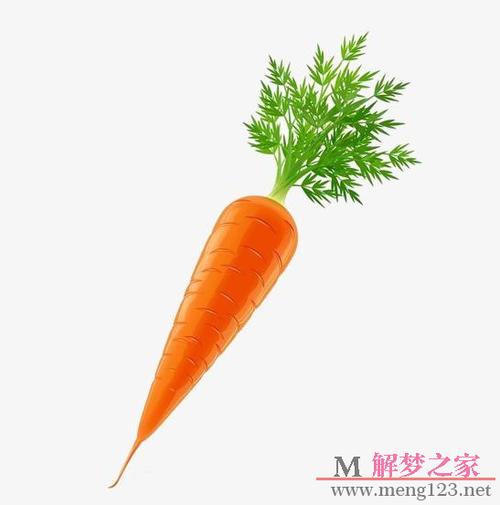 梦见吃胡萝卜有什么寓意