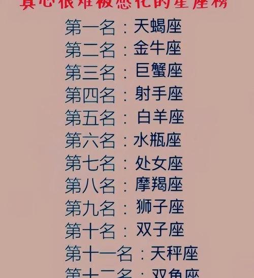 感情收放自如的星座