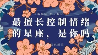 擅长掌控情绪,不与人吵的星座