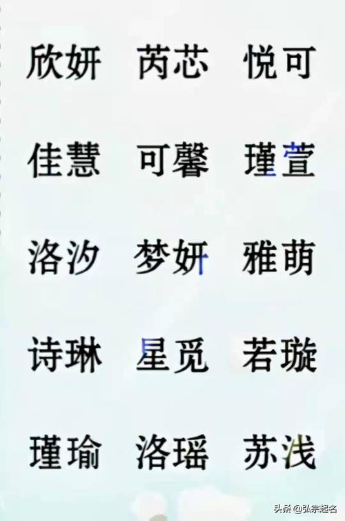 小女孩的名字 小女孩的名字大全
