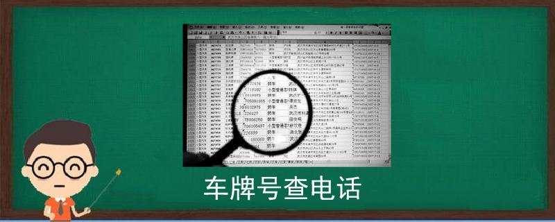 查车牌号的好坏