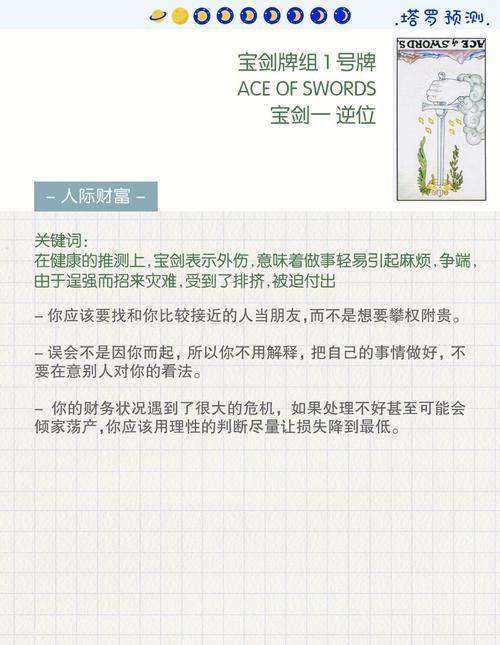 宝剑首牌逆位星座